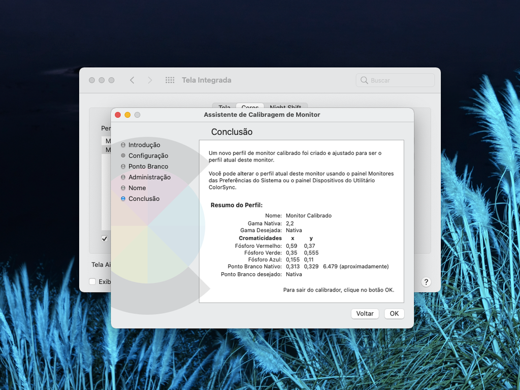 Inicie a calibração da tela do seu Mac pela ferramenta das opções de tela - Captura de tela: Thiago Furquim (Canaltech)