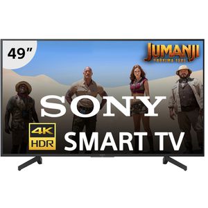 Smart TV LED 49" Sony KD 49X705G Ultra HD 4K com Conversor Digital 3 HDMI 3 USB Wi-Fi - Preta [NO BOLETO]