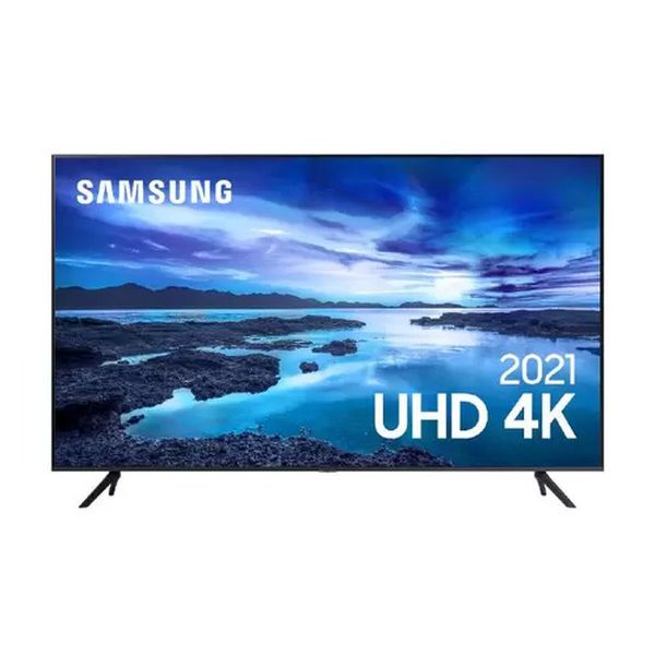 Smart TV 50" Crystal 4K Samsung UN50AU7700GXZD Wi-Fi - Bluetooth HDR Built in 3 HDMI 1 USB