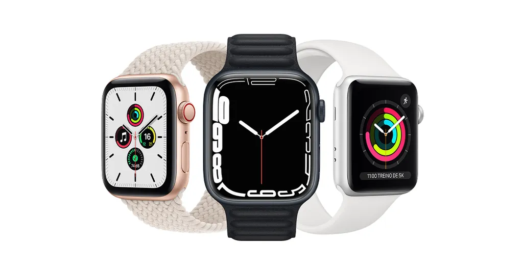 Com fim do Apple Watch Series 3, Apple prepara novos Series 8, SE de segunda geração e modelo mais resistente (Imagem: Divulgação/Apple)