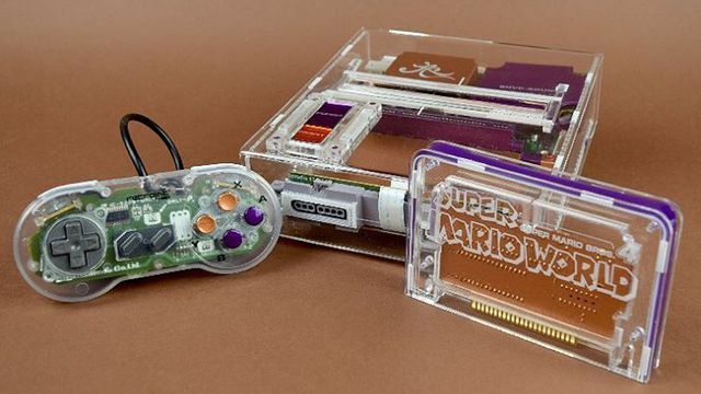 Empresa recria o Super Nintendo transparente