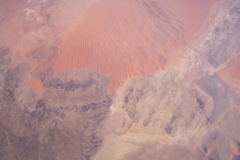 Deserto do Saara visto do espaço (Imagem: Reprodução/NASA)