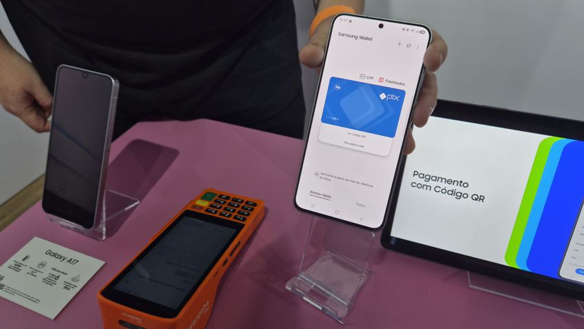 Pix por aproximação Samsung