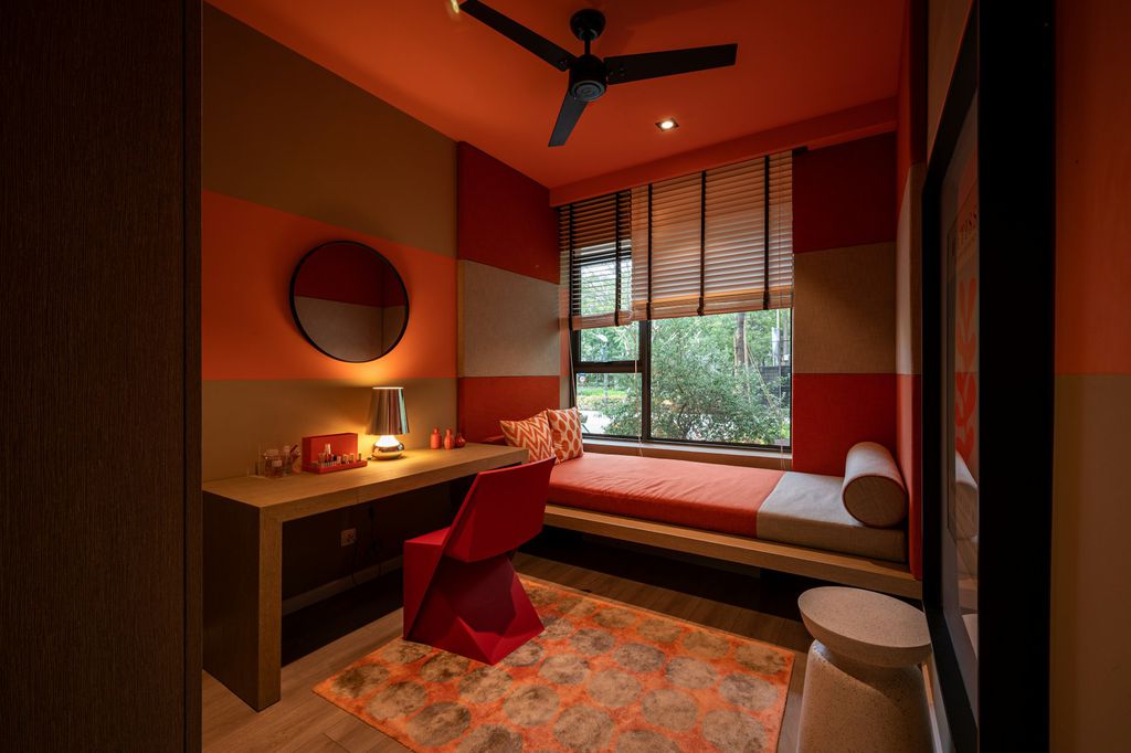 Decoração quarto laranja