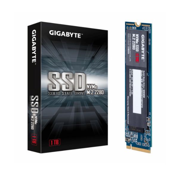 SSD Gigabyte, 1TB, M.2 2280, NVMe, Leitura 2500MBs e Gravação 2100MBs, GP-GSM2NE3100TNTD