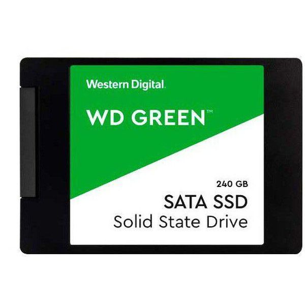 SSD 240GB Western Digital SATA 2,5” - Leitura 540MB/s e Gravação 430MB/s Green