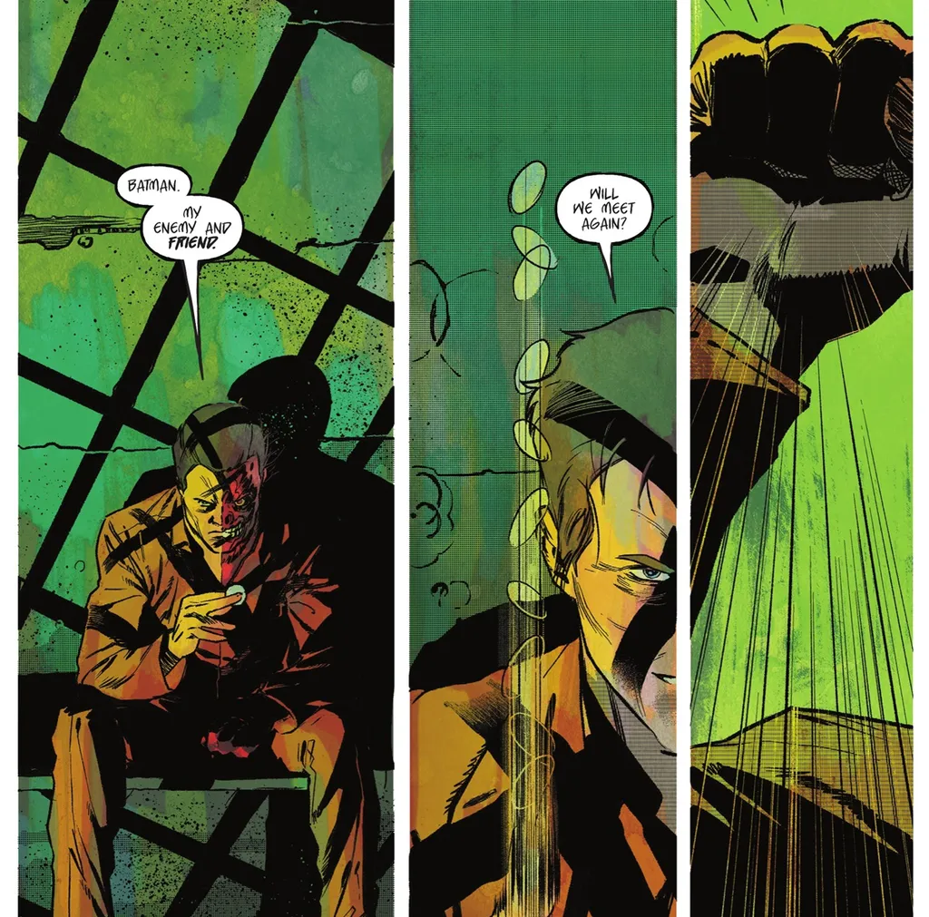 O próprio vilão confirma a dualidade amigo/inimigo entre ele e Batman (Imagem: Reprodução/DC Comics)