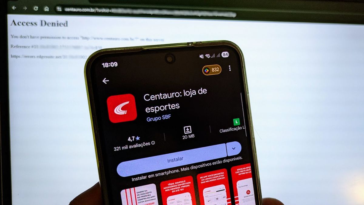 Site da Centauro sai do ar após bug que deixou dados de clientes expostos