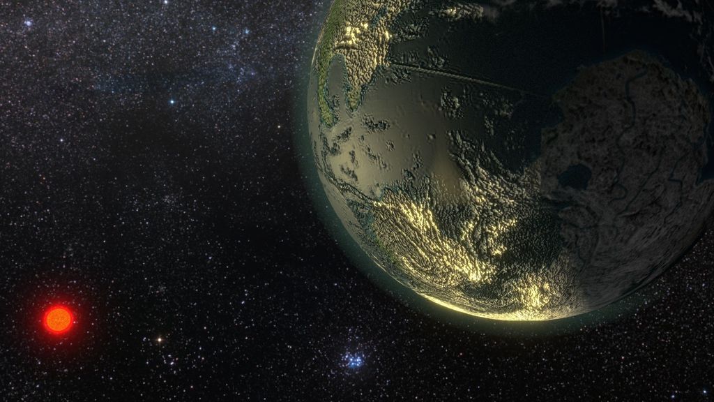 Concepção artística de um exoplaneta (Imagem: Reprodução/NASA)