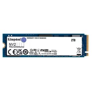 SSD Kingston NV2 2 TB, M.2 2280 PCIe, NVMe, Leitura: 3500 MB/s e Gravação: 2800 MB/s - SNV2S/2000G [CUPOM]
