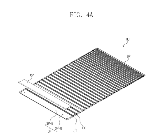 Patente enrolável Samsung (USPTO)