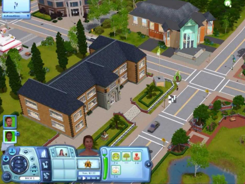 The Sims 3 tinha disponível uma área maior ainda para explorar do que os títulos anteriores / Imagem: Reprodução
