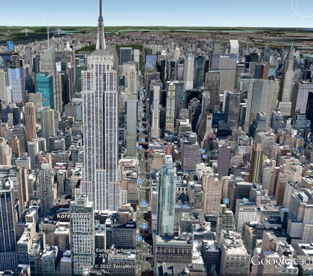 Nova York no Google Earth Nova York no Google Earth