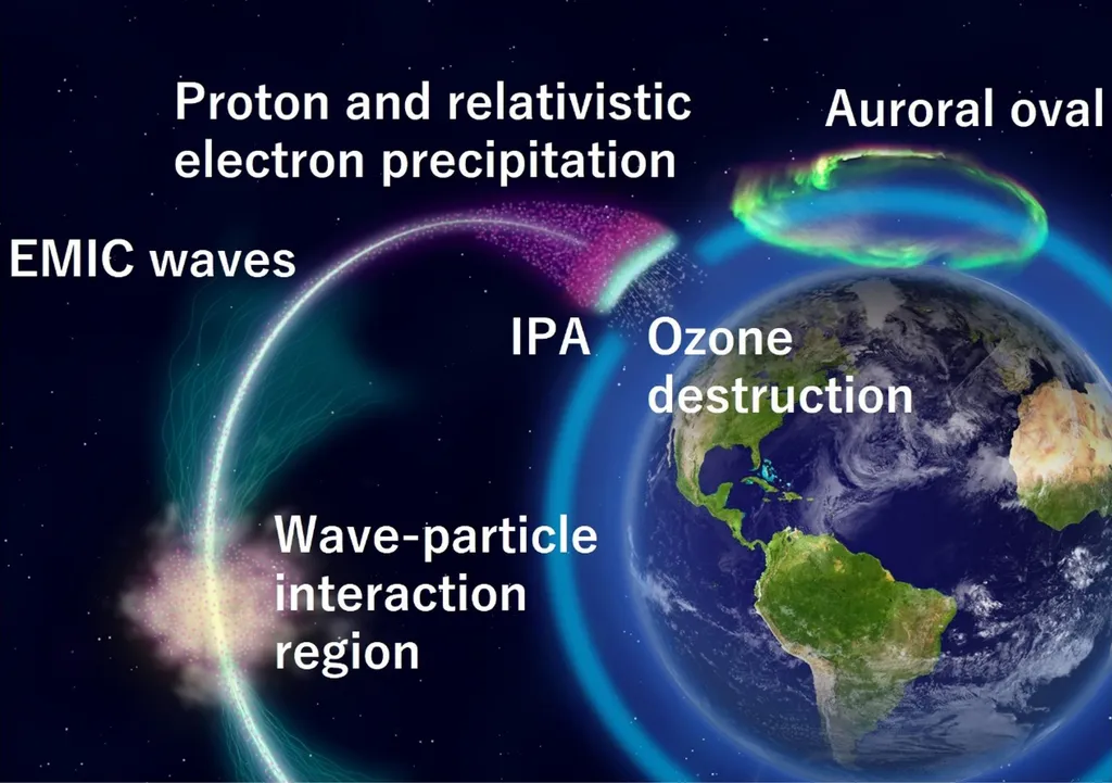 Ilustração no estudo demonstra onde as auroras de prótons isoladas (Isolated Proton Auroras – IPA) se formam (Imagem: Kanazawa University/Reprodução)