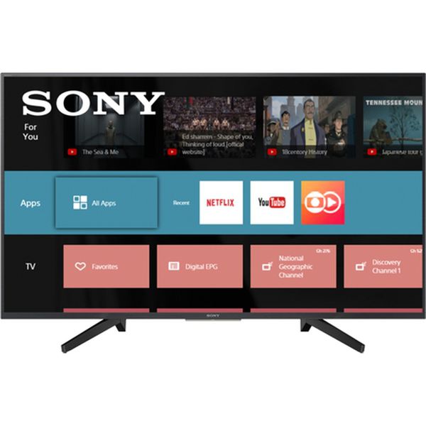 Smart TV LED 55" Sony KD-55X705F Ultra HD 4K com Conversor Digital 2 HDMI 3 USB Wi-Fi 60Hz - Preta [R$ 239 de cashback]