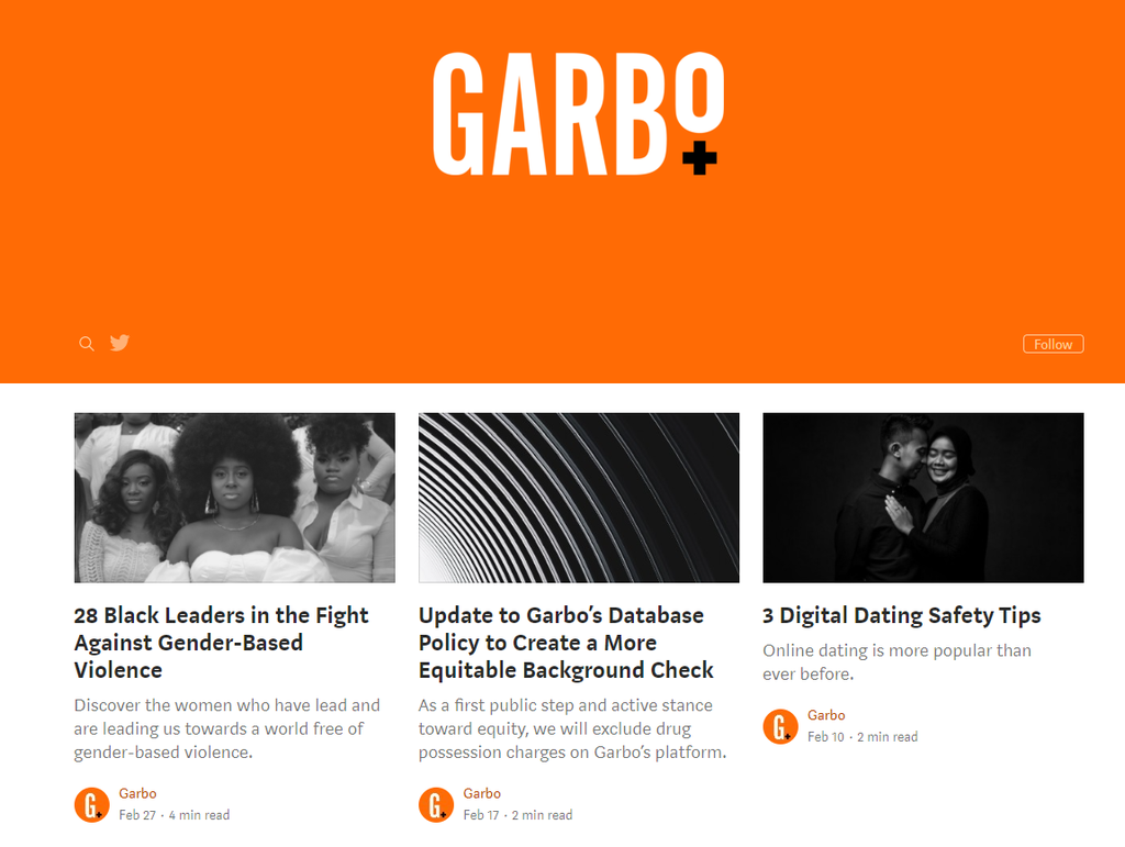 A Garbo foi fundada por Kathryn Kosmides, uma sobrevivente da violência de gênero, e tem como objetivo ajudar a prevenir este tipo de crime (Imagem: Captura de tela/Canaltech)