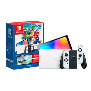 PARCELADO | Console Nintendo Switch OLED, 64 GB, Edição Super Mario Bros Wonder + 12 meses de Assinatura Nintendo Online | CUPOM