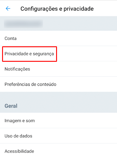 Acesse recursos sobre privacidade na rede social (Imagem: André Magalhães/Captura de tela)