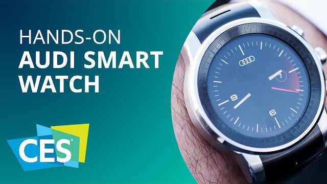 Audi lança smartwatch que "conversa" com o carro [Hands-on | CES 2015]