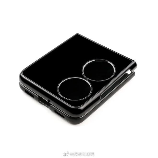 Capa confirma design do Huawei P50 Pocket (Imagem: Reprodução/Weibo)
