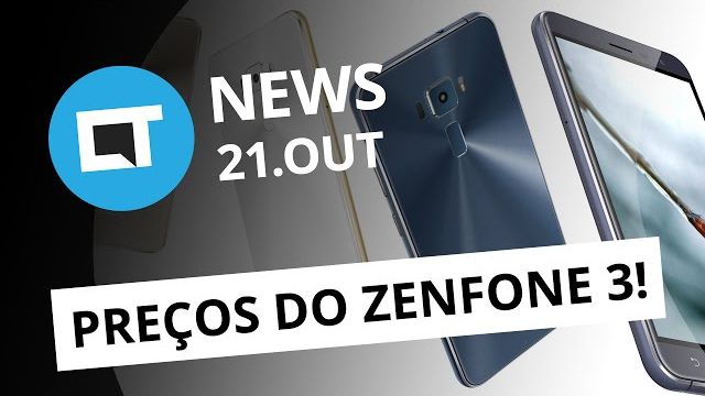 Preços do Zenfone 3 no Brasil; ações da Nintendo em queda, iPhone 7 pega fogo e 