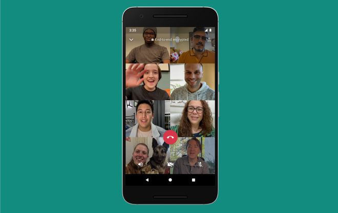 WhatsApp vai comportar até 8 participantes em suas videoconferências (
