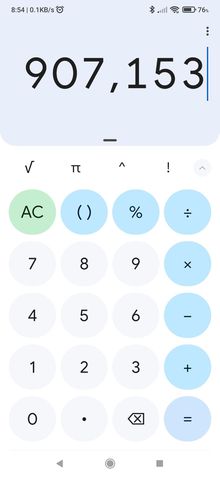 Calculadora Material You 1