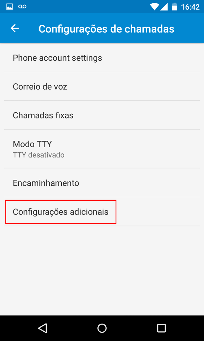 Ligação privada Android Ligação privada Android
