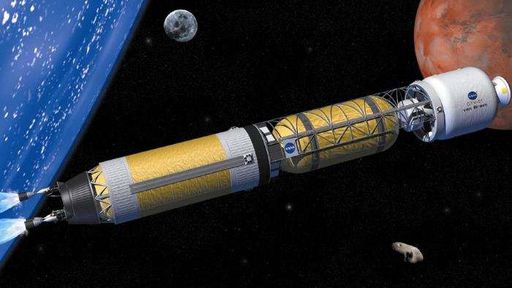 NASA planeja usar energia térmica nuclear em foguetes para chegar a Marte