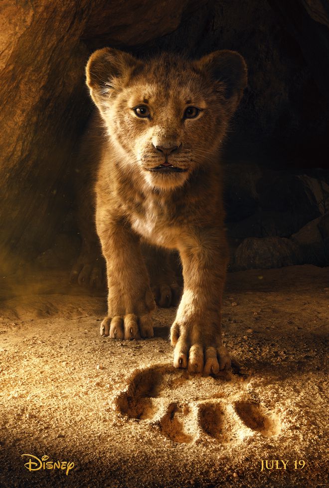 Pôster do filme "O Rei Leão": remake do clássico de 1994 chega aos cinemas em 19 de julho de 2019 (Imagem: Divulgação/Disney)