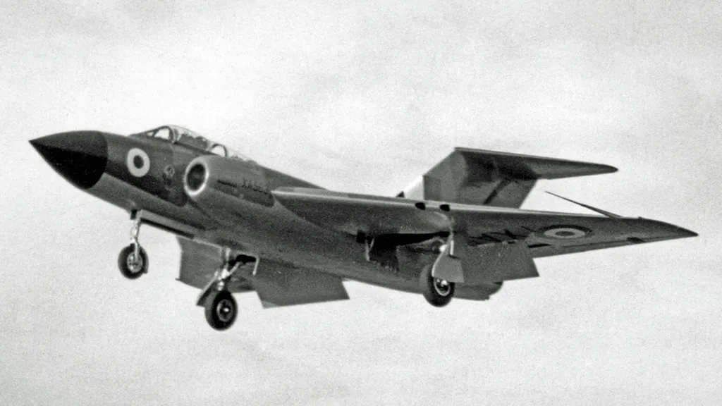 Gloster Javelin foi um caça de segunda geração utilizado pela Força Aérea do Reino Unido (Imagem: Reprodução/RuthAS)