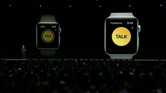 Walkie talkie discount apple watch distancia