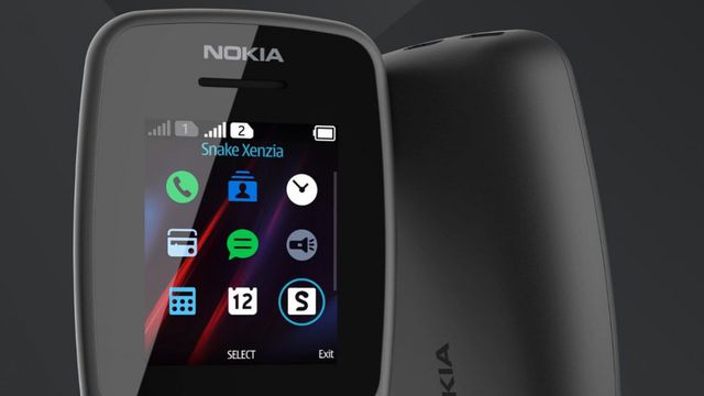 Nokia anuncia novo "burrofone" dual-chip e bateria para o dia inteiro
