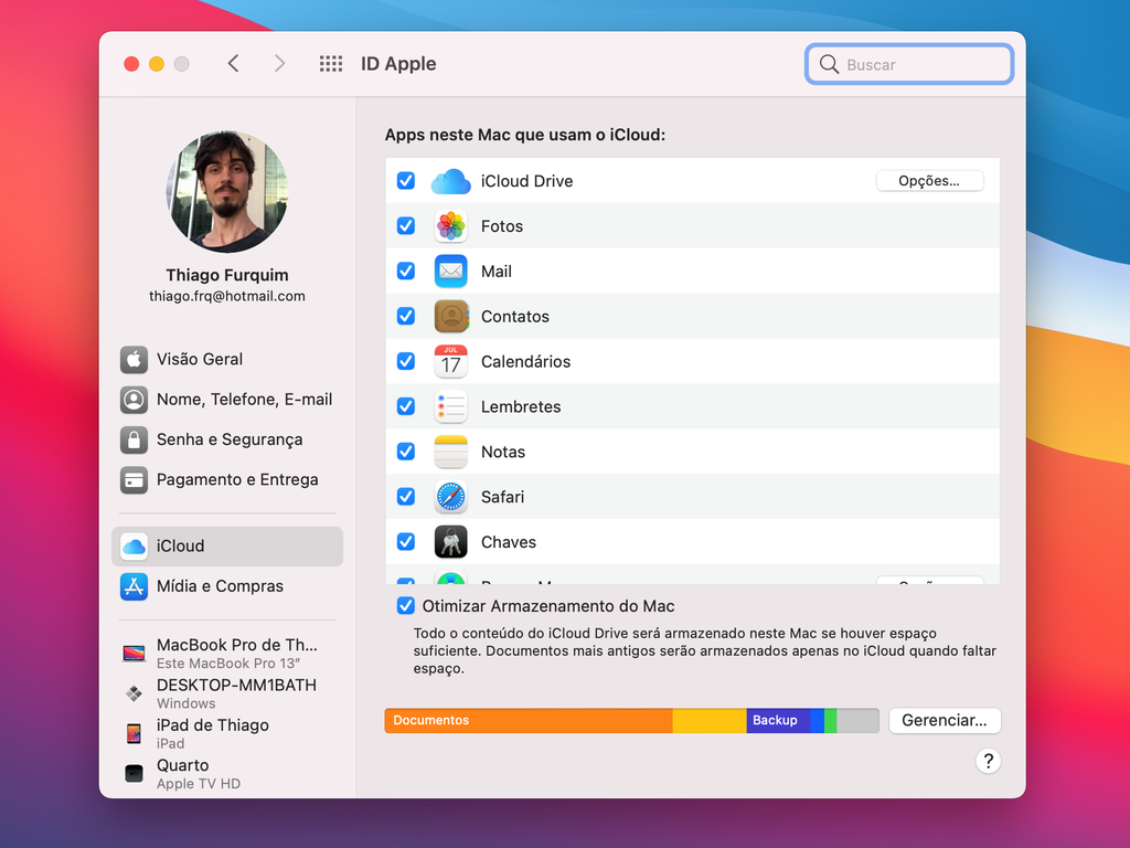 Configure o iCloud antes de fazer a instalação limpa do macOS