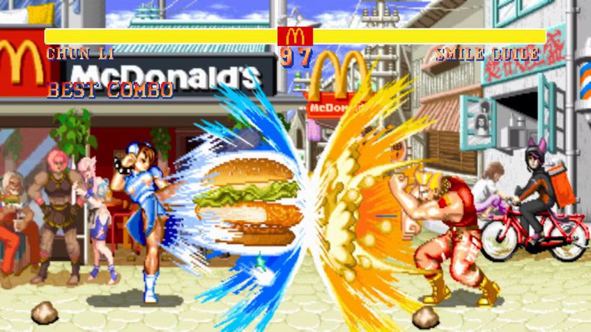 Capcom e McDonald's: Street Burgers
