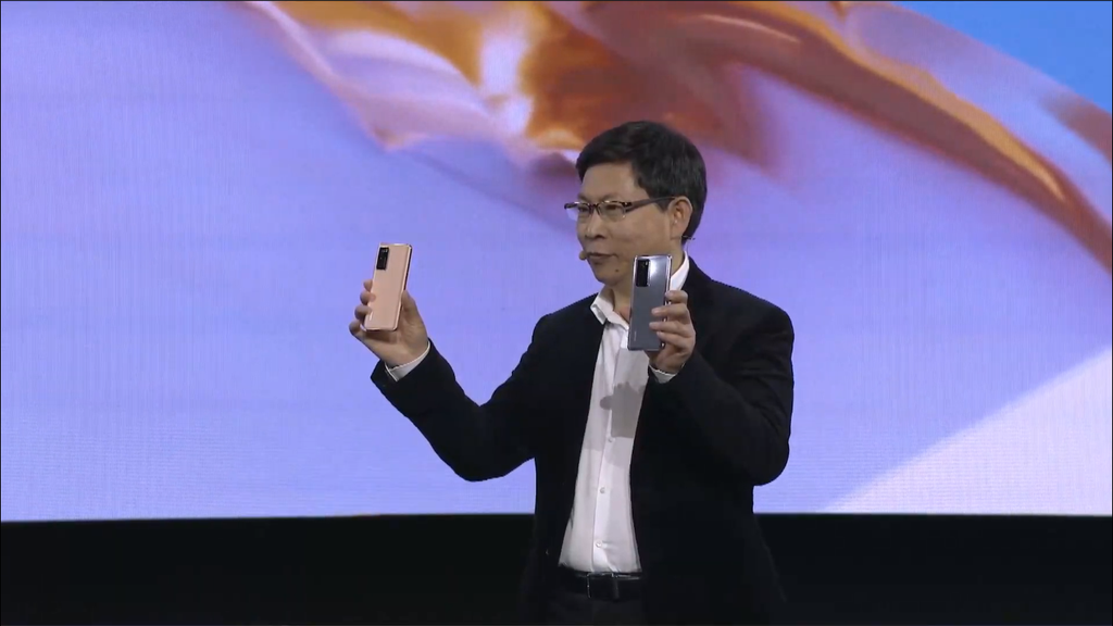 P40 Pro+ é a grande novidade do lançamento (Foto: Reprodução/Huawei)