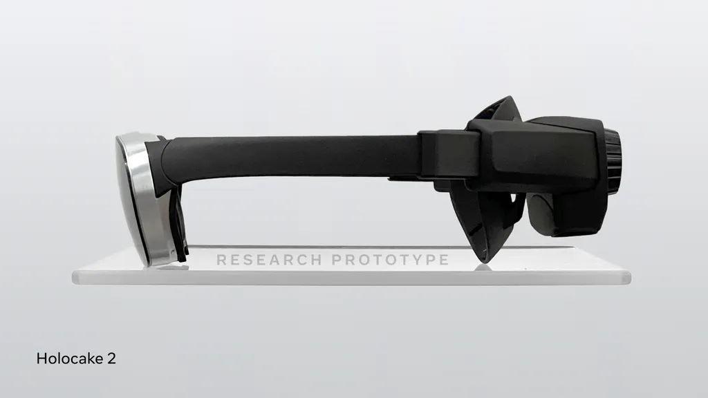 Unindo as tecnologias do Butterscotch e do Starburst com as lentes Holocake, o Meta Holocake 2 é um protótipo plenamente funcional que servirá de base para o futuro da Meta com VR (Imagem: Meta)