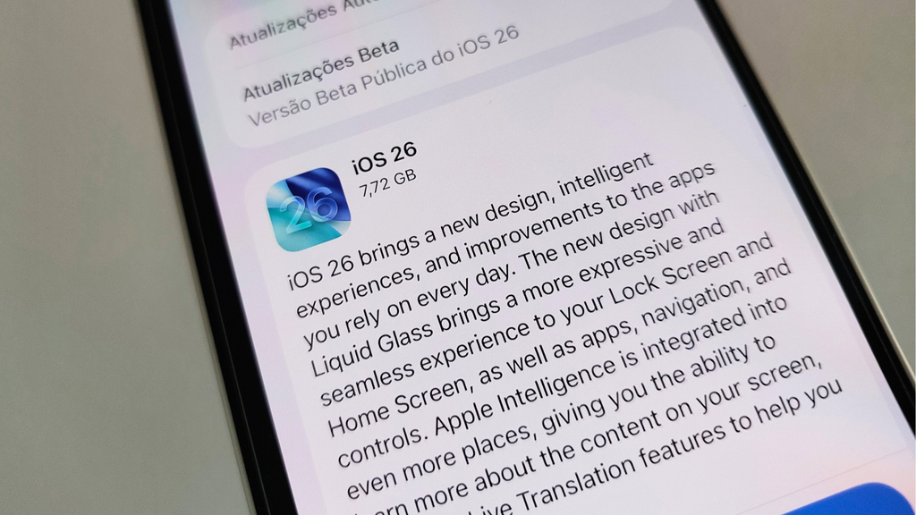 Atualização iOS 26