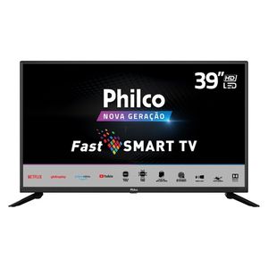 [CUPOM] Smart TV LED 39" HD Philco PTV39G60S Processador Quad Core GPU Triple Core HDR Mídia Cast Wi-Fi 2 HDMI 1 USB