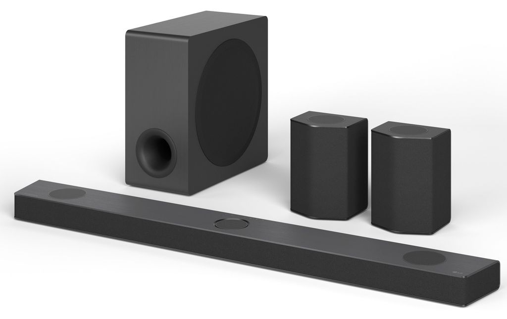 Soundbar 95QR traz som surround 9.5.1, mas também serão vendidos modelos mais acessíveis (Imagem: Divulgação/LG)