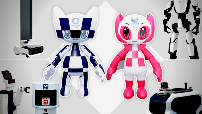 Robôs apresentam candidatura de Tóquio aos Jogos de 2020