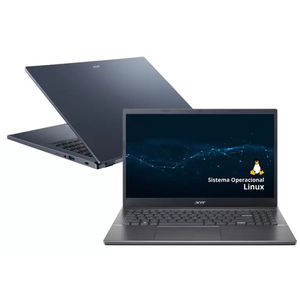 Notebook Acer Aspire 5 Intel Core i5 8GB RAM - SSD 512GB Linux 15,6” Full HD A515-57-52A5 [CUPOM]