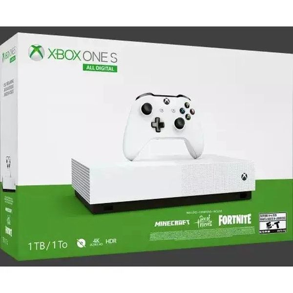 Console Xbox One S All Digital 1TB branco - Microsoft [À VISTA]