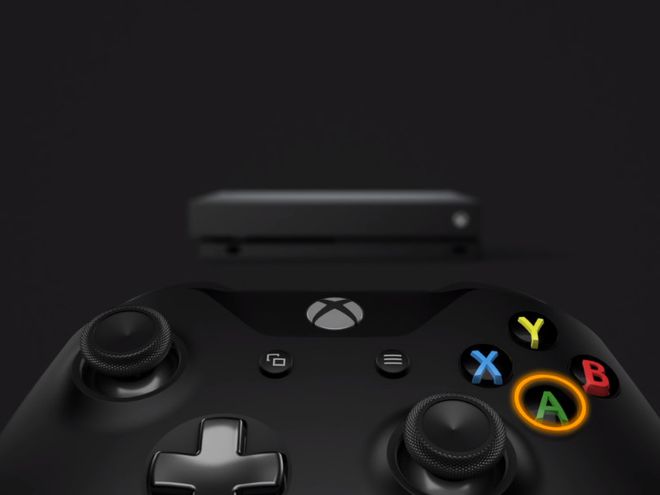 Ligue o Xbox One e aperte o botão "A" para poder iniciar a configuração (Captura de tela: Matheus Bigogno)