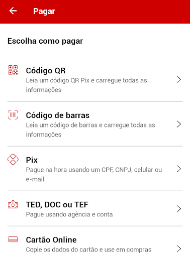 santander ted codigo