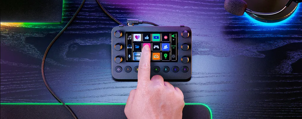 Razer anuncia novo Stream Controller para competir contra Stream Deck e outros controladores de transmissões ao vivo (Imagem: Reprodução/Razer)