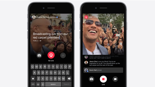 Facebook Live passará a permitir transmissões de vídeos de duração ilimitada