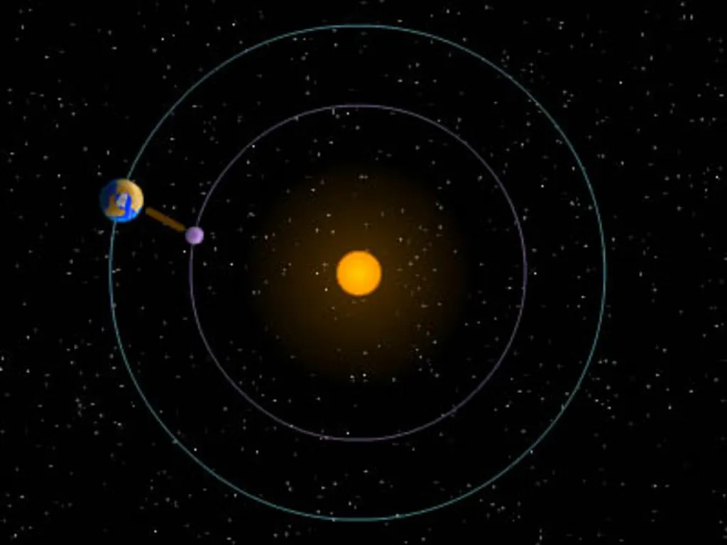 O NEOMIR ficará no Ponto de Lagrange 1, entre a Terra e o Sol (Imagem: Reprodução/ESA)