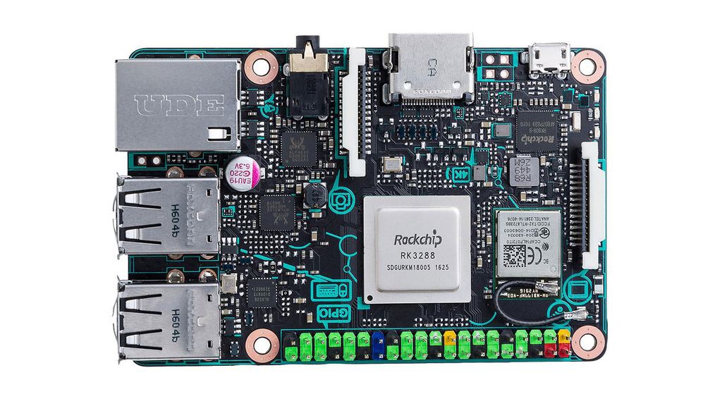 Mini-PC da ASUS vem equipado com SoC da Rockchip, 2 GB de memória RAM e GPU Mali capaz de rodar vídeos em Ultra HD