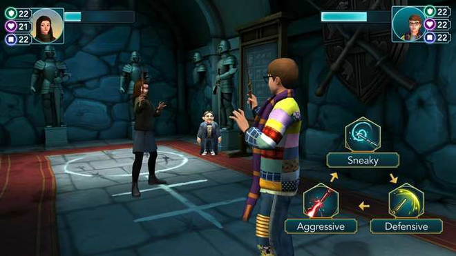 Harry Potter - Hogwarts Mystery: Trabalhe bem suas estratégias durante duelos (Imagem: Reprodução/Liga dos Games)